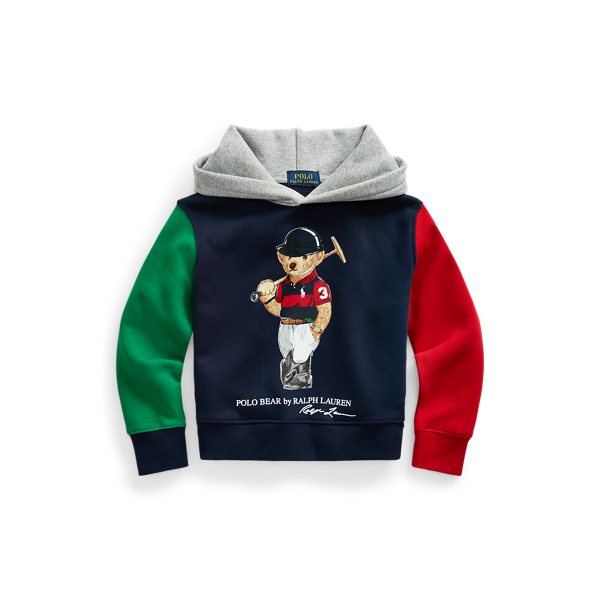 Polo Bear Fleece Hoodie Boys 1.5-6 Years 1