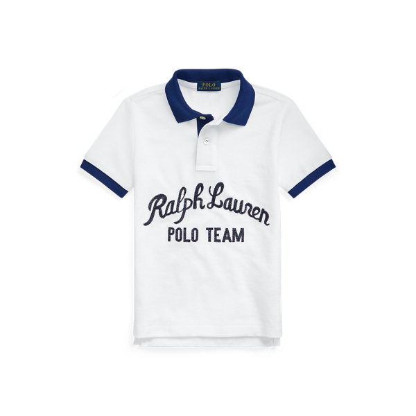 Polo Team Cotton Mesh Polo Shirt