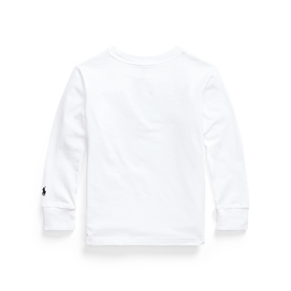 White Logo Cotton Jersey Tee Boys 1.5-6 Years 2