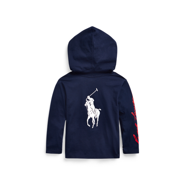 Cruise Navy Cotton Jersey Graphic Hooded Tee Boys 2-7 2