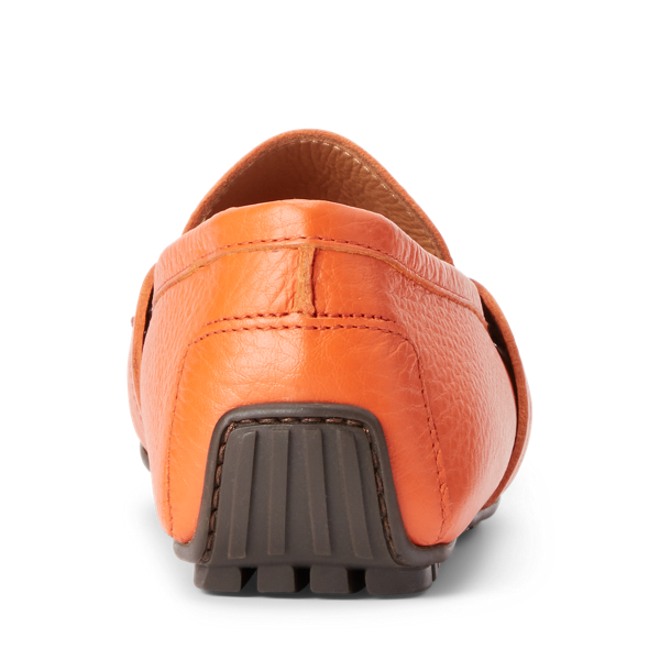 Bittersweet Orange Hayward Tumbled Calfskin Driver Purple Label 3