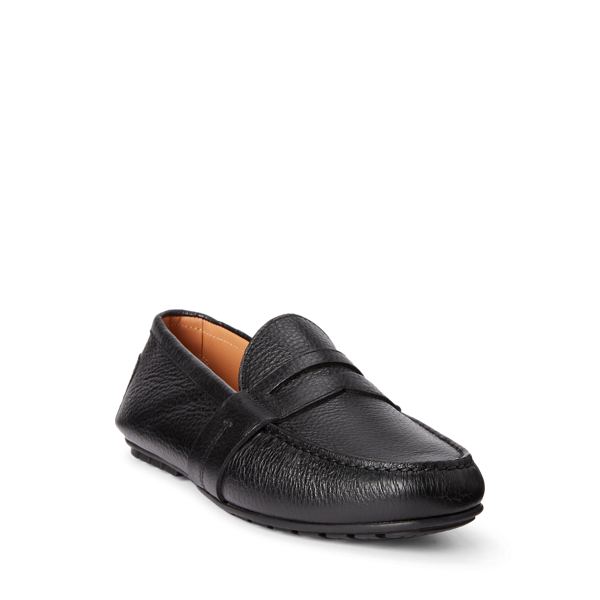 Black Hayward Tumbled Calfskin Driver Purple Label 2