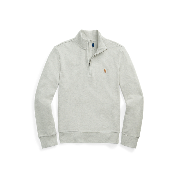 Andover Heather Cotton Mesh Quarter-Zip Pullover Boys 8-20 2