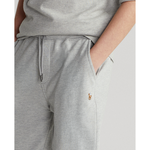 Andover Heather Cotton Mesh Jogger Trouser Boys 6-14 Years 6