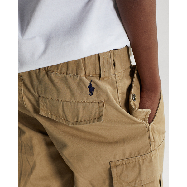 Desert Khaki Cotton Ripstop Cargo Short BOYS 6-14 YEARS 6