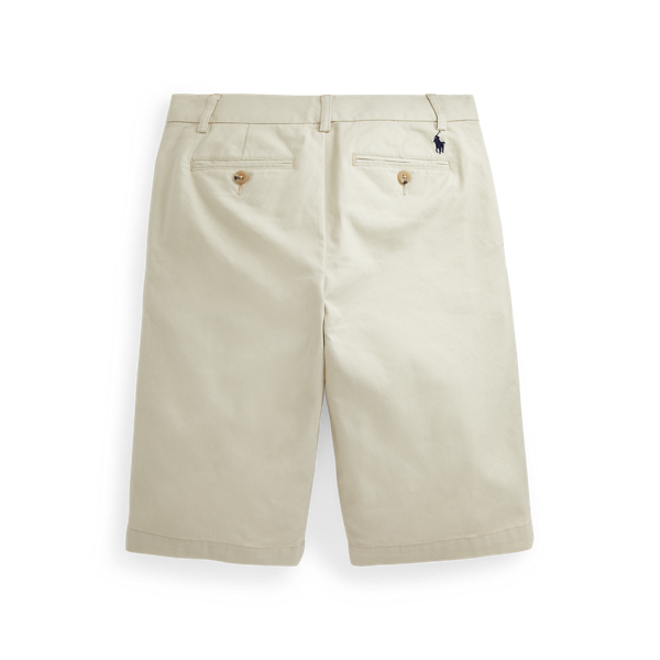 Basic Sand Straight Fit Stretch Chino Short Boys 8-20 4