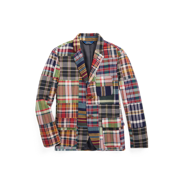 Patchwork Cotton Madras Sport Coat