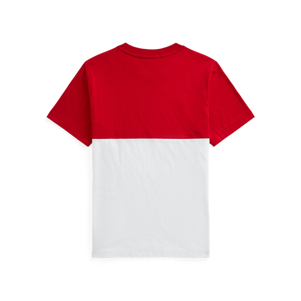 RL 2000 Red/White Polo Sport Cotton Jersey Tee Boys 6-14 Years 2