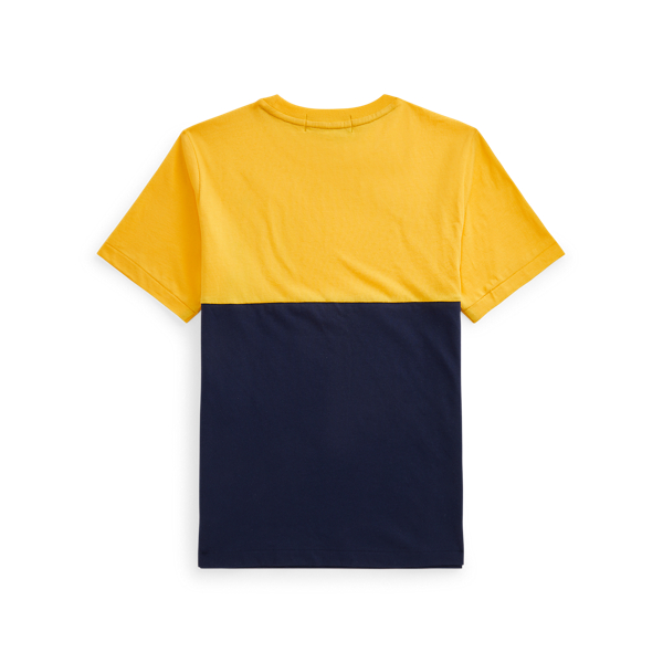 Chrome Yellow/Cruise Navy Polo Sport Cotton Jersey Tee Boys 6-14 Years 2