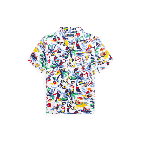 Chemise safari Polo Bear en coton Oxford