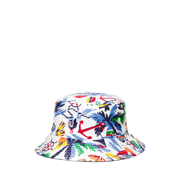 Reversible Cotton Oxford Bucket Hat
