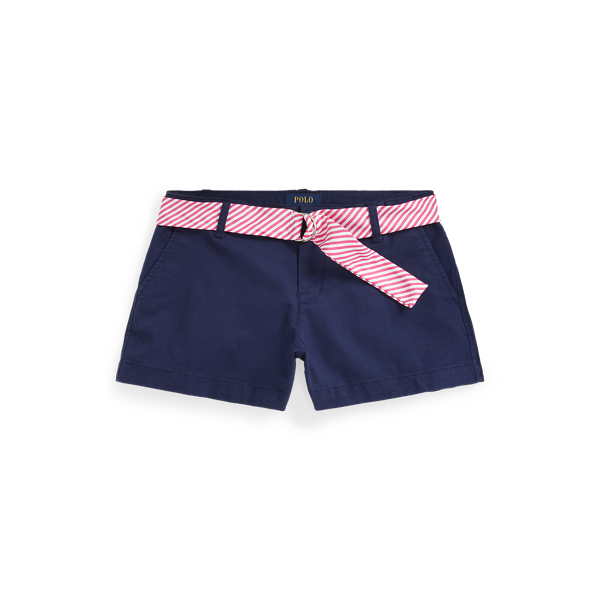 Belted Stretch Chino Short