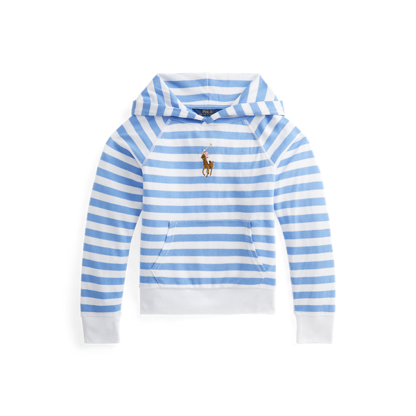 Striped Cotton Terry Hoodie Girls 7-14 Years 1