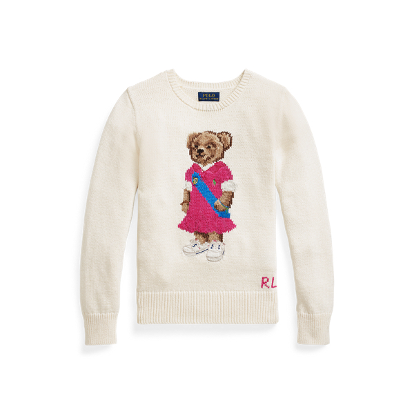 Polo Bear Cotton Jumper Girls 7-14 Years 1