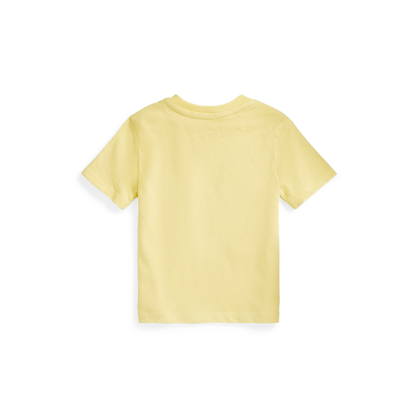 Corn Yellow Cotton Jersey Crewneck T-Shirt Baby Boy 2