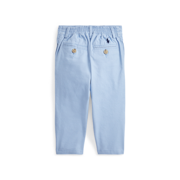 Chambray Blue Stretch Chino Pant Baby Boy 2