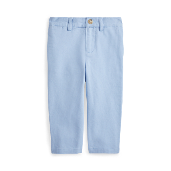 Chambray Blue Stretch Chino Pant Baby Boy 1