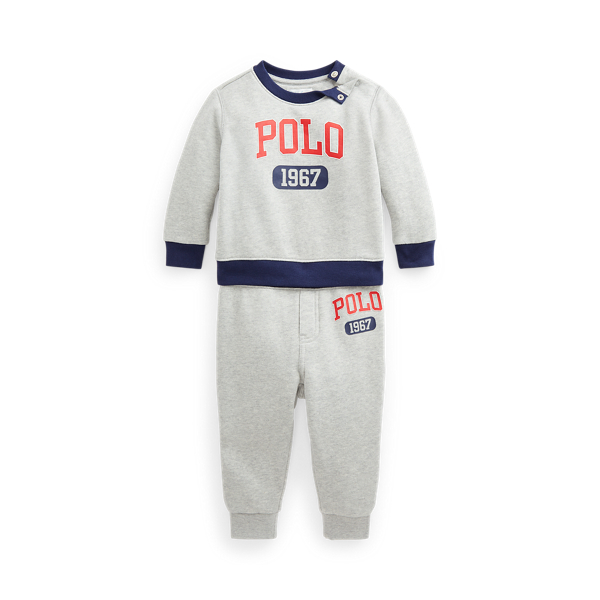 Logo Fleece Sweatshirt &amp; Joggers Set