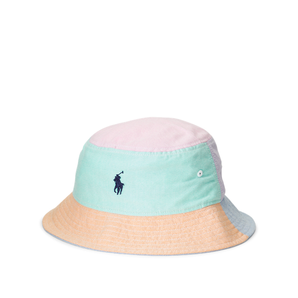 Multi Cotton Oxford Bucket Hat Baby Boy 2