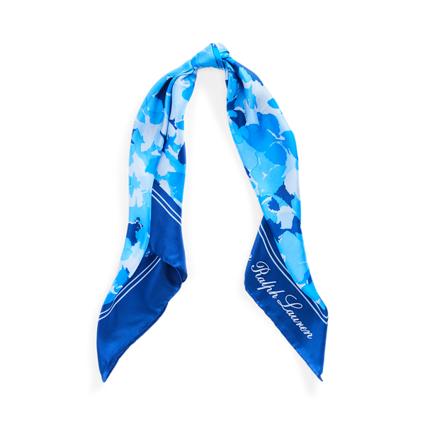 Geri Square Silk Twill Scarf Lauren w 1
