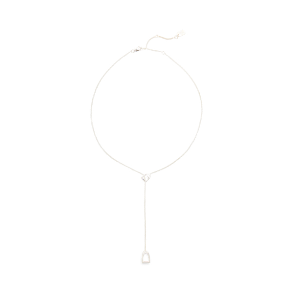 Sterling Silver Stirrup Pendant Necklace