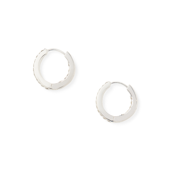 Cubic Zirconia Hoop Earrings