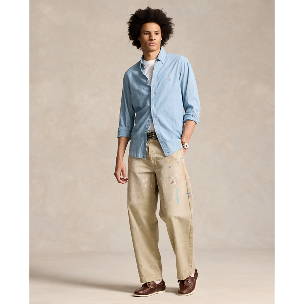 Classic Fit Indigo Chambray Shirt | Ralph Lauren