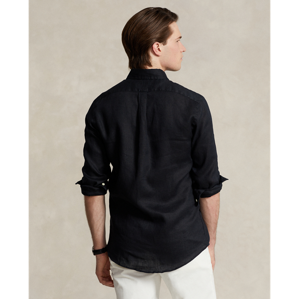 Polo Ralph Lauren 클래식핏 리넨 셔츠 폴로 블랙 5