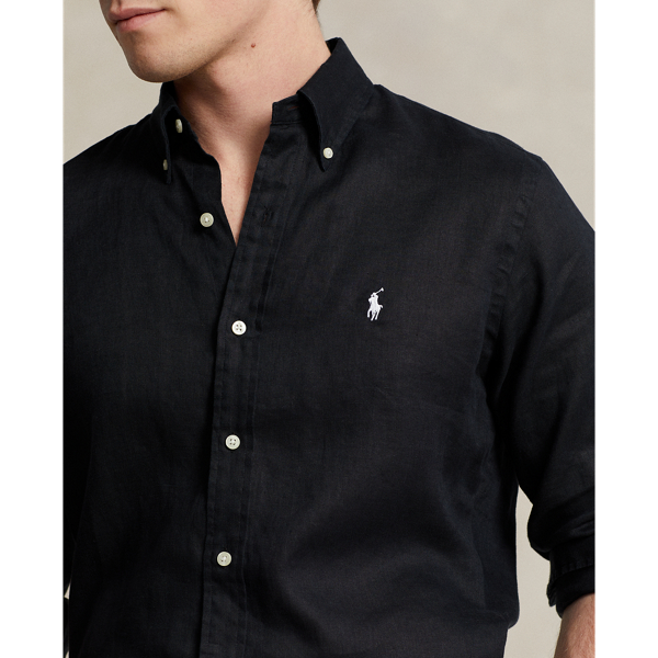 Polo Ralph Lauren 클래식핏 리넨 셔츠 폴로 블랙 6