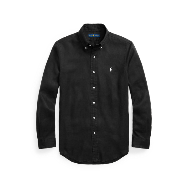 Polo Ralph Lauren 클래식핏 리넨 셔츠 폴로 블랙 2