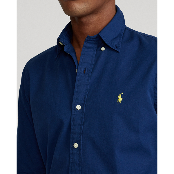 Freshwater Classic Fit Garment-Dyed Twill Shirt Polo Ralph Lauren 6