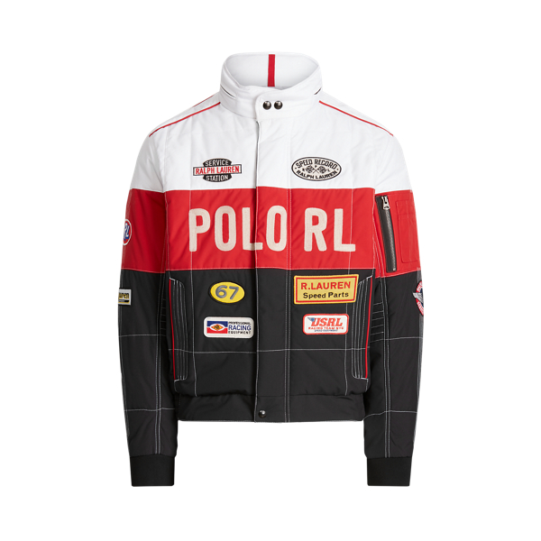 Water Repellent Racing Jacket for Men Ralph Lauren IE