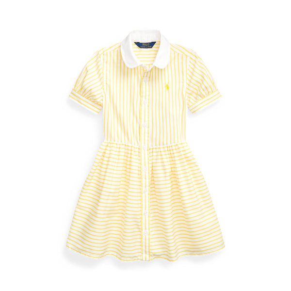 Striped Cotton Shirtdress