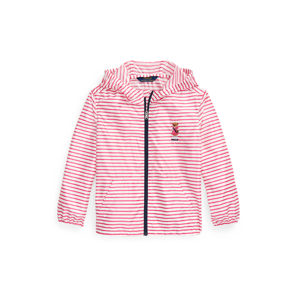 Veste &agrave; capuche Polo Bear pliable Girls 1.5-6.5 Years en 1