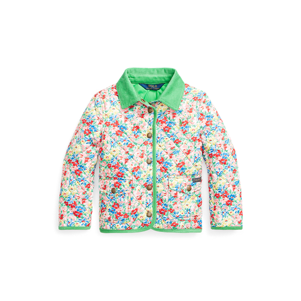Floral Quilted Barn Jacket