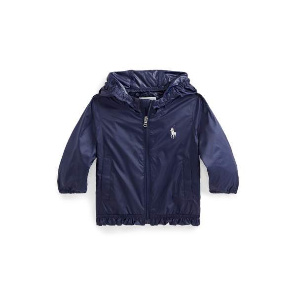 Packable Hooded Jacket Baby Girl em 1