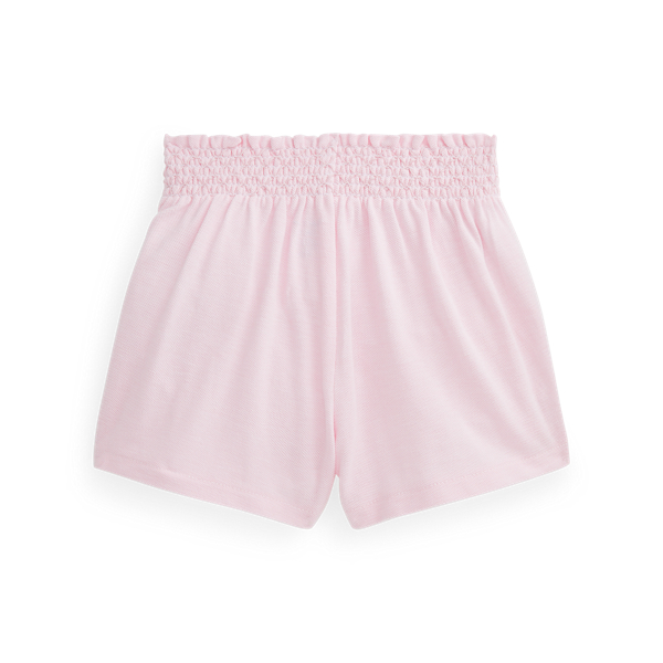 Carmel Pink Oxford Mesh Short Baby Girl 2