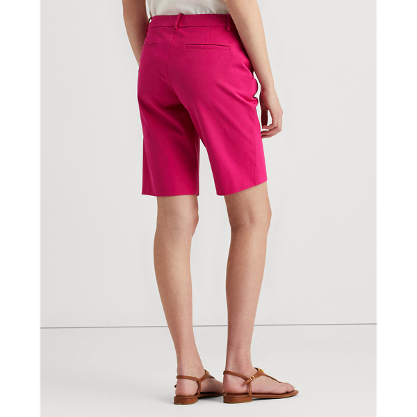 Nouveau Bright Pink Bi-Stretch Twill Short Lauren 5