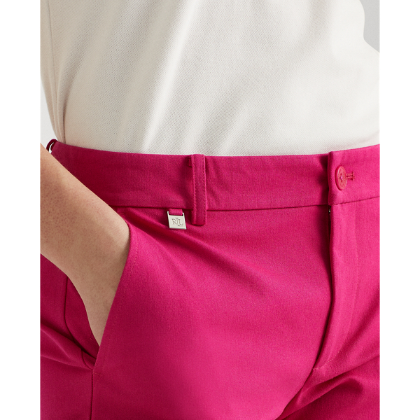 Nouveau Bright Pink Bi-Stretch Twill Short Lauren 6