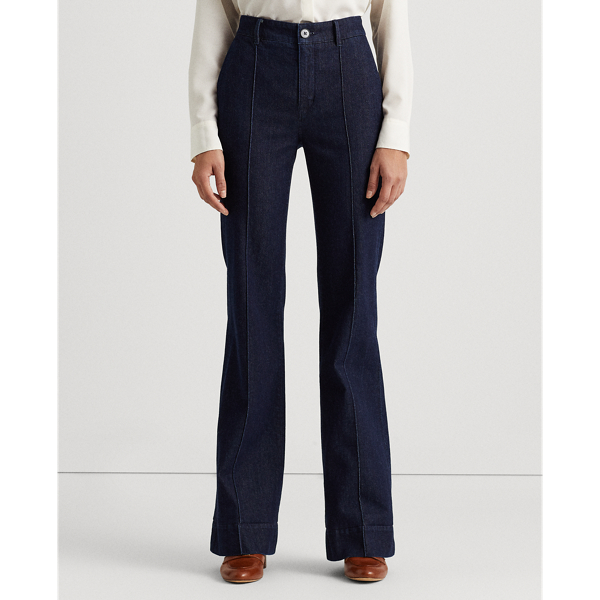 Rinse Wash High-Rise Flared Jean Lauren 4