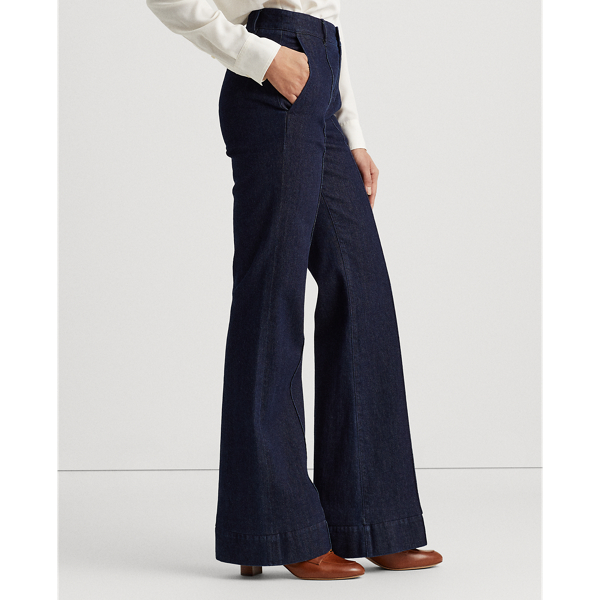 Rinse Wash High-Rise Flared Jean Lauren 5