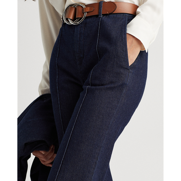 Rinse Wash High-Rise Flared Jean Lauren 7