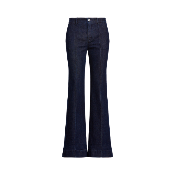Rinse Wash High-Rise Flared Jean Lauren 2