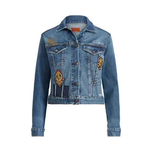 Ralph lauren denim jacket womens online