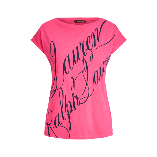 Logo Boatneck Tee Lauren 1