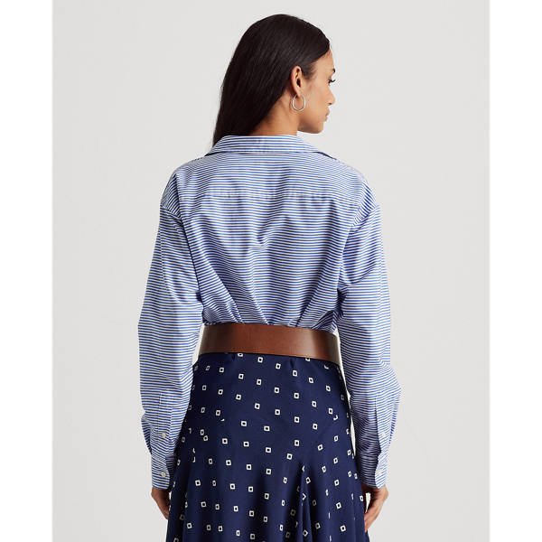 Striped Cotton Broadcloth Shirt