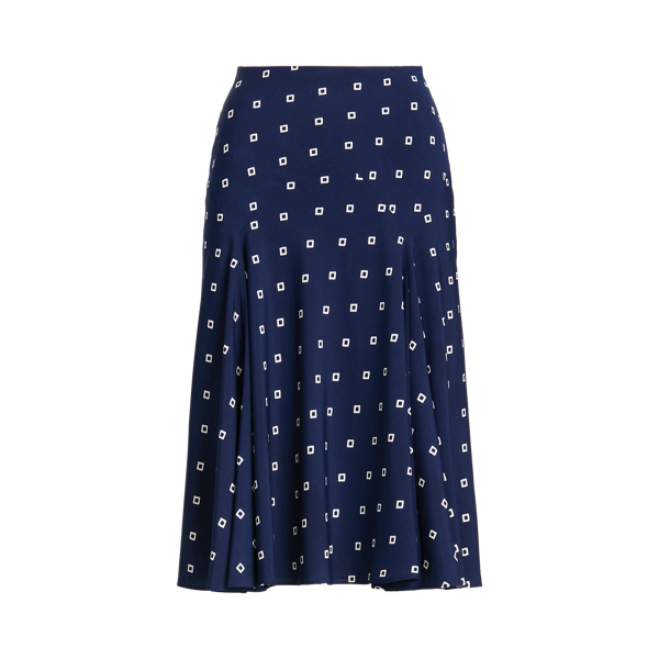 Diamond Print Crepe Skirt Lauren 1