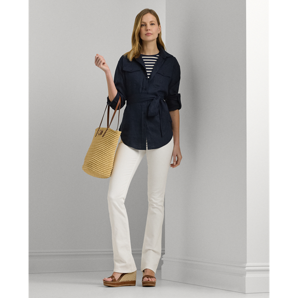 Belted Linen Shirt | Ralph Lauren
