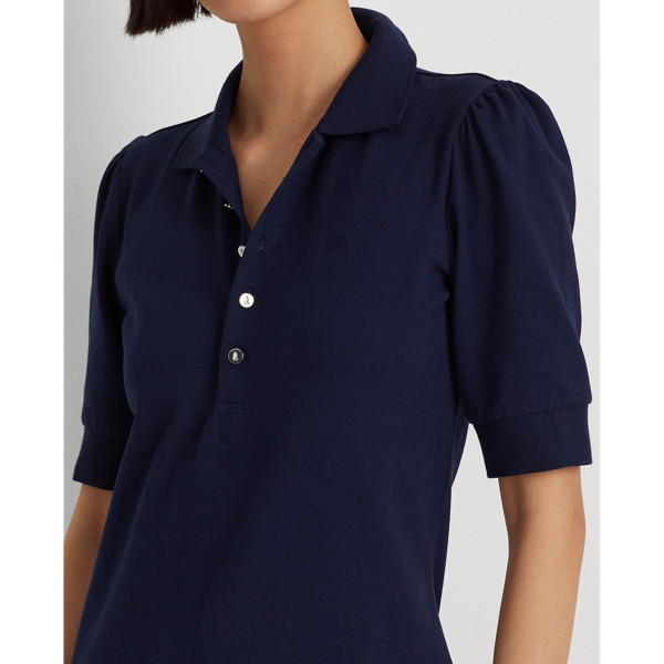 Refined Navy Collared Shift Dress Lauren Petite 6