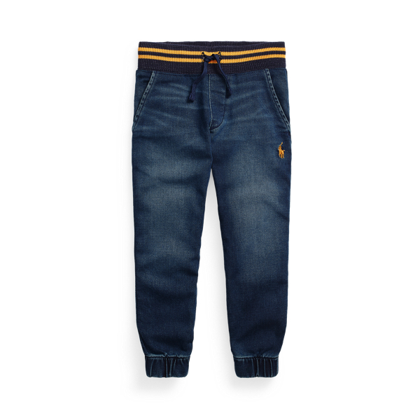 Ralph denim joggers fashion